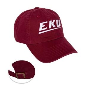 Desert Cactus EKU Colonels Embroidered Baseball Hat - Maroon/Red - NWT)